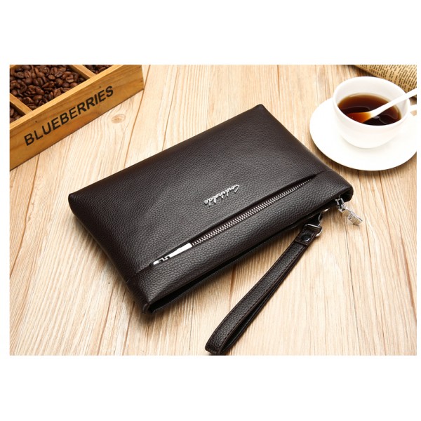 FEIDIKABOLO Luxury Male Leather Purse Men's Wallets Handy Bags Business Carteras Credit Card Holder Clutch Male bags Coin Purse