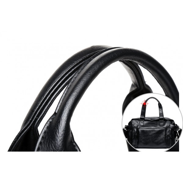 Luxury Brand Men Travel Bag Leather Casual Male Laptop Handbag Vintage Shoulder Bag Men Tote Messenger Luggage Duffel Travel Bag