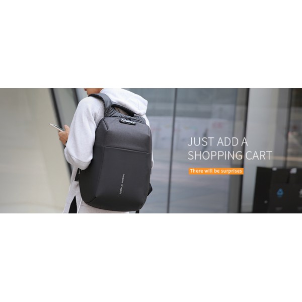 Mark Ryden New USB Recharging High Capacity Backpack 180 Degree Travel Bag Fit for 17.3 Inches Laptop New Design Bag