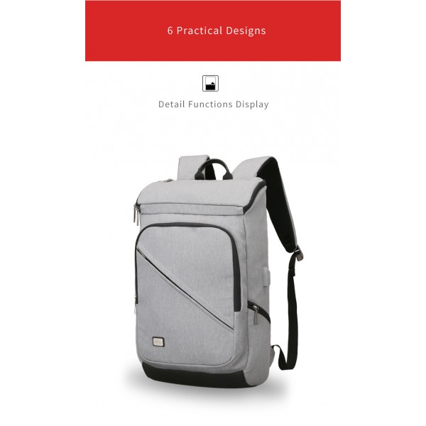 Mark Ryden New Arrival Men USB Recharging Business Backpack Fit for 15.6 inches Laptop Backpack Short Distance Travel Bag