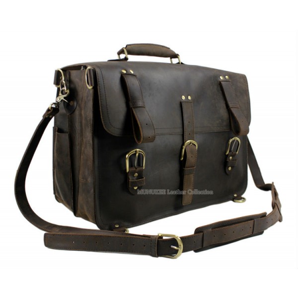 Large tote bag Genuine Leather Messenger Bag