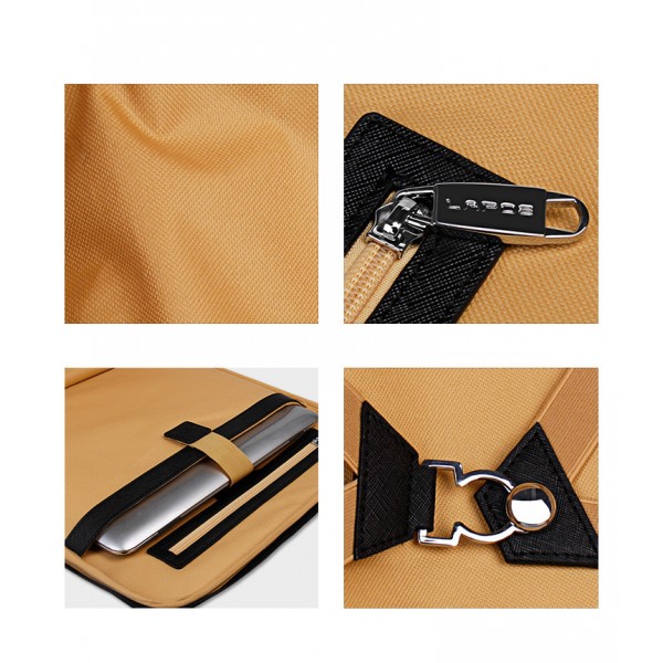 genuine leather travel bag  hand luggage on wheel