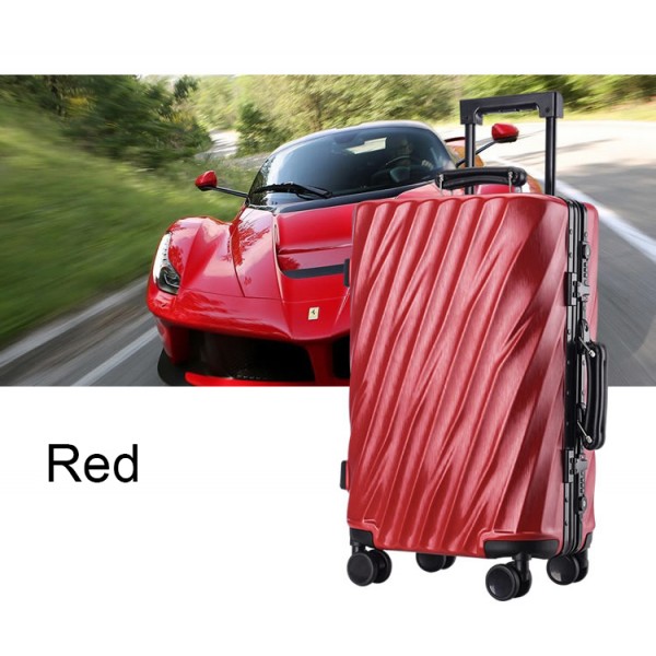 20 - 29 inch aluminum frame retro suitcase