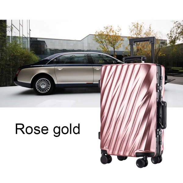 20 - 29 inch aluminum frame retro suitcase