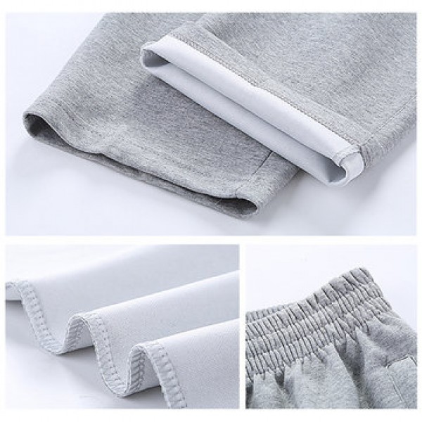 Mens Casual Plus Size Solid Color Tracksuits Stand Collar Cotton Sport Suits