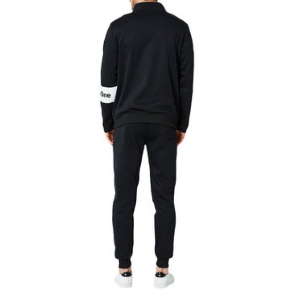Men Spring Autumn Casual Loose Zipper Sports Suit Sportswear