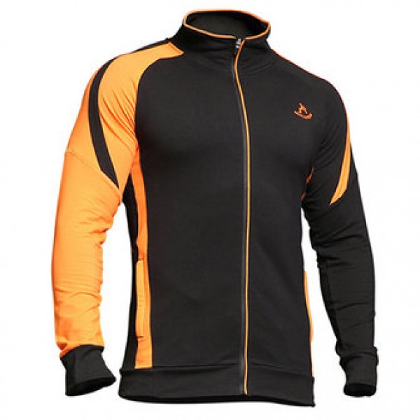 Mens Wear-Resistant Flexible Sweat Sportswear Zipp...