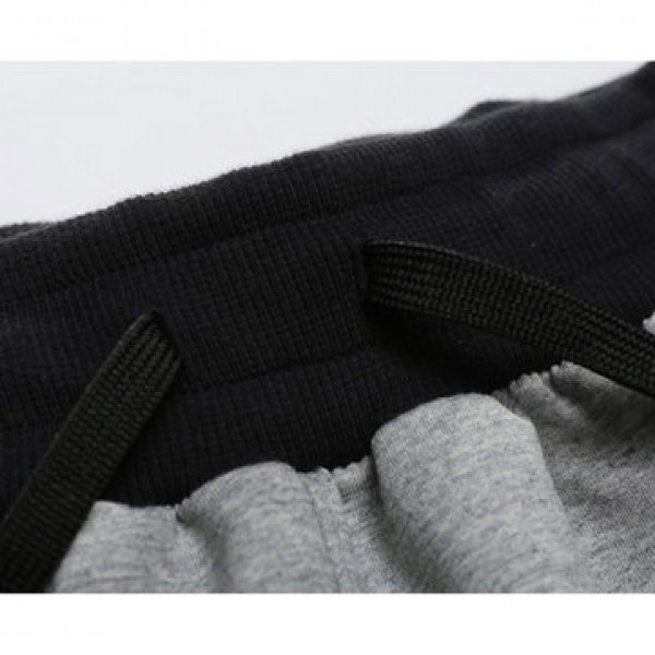 Men Slim Solid Color Casual Sports Pants Large Size Gym Running Sweatpants