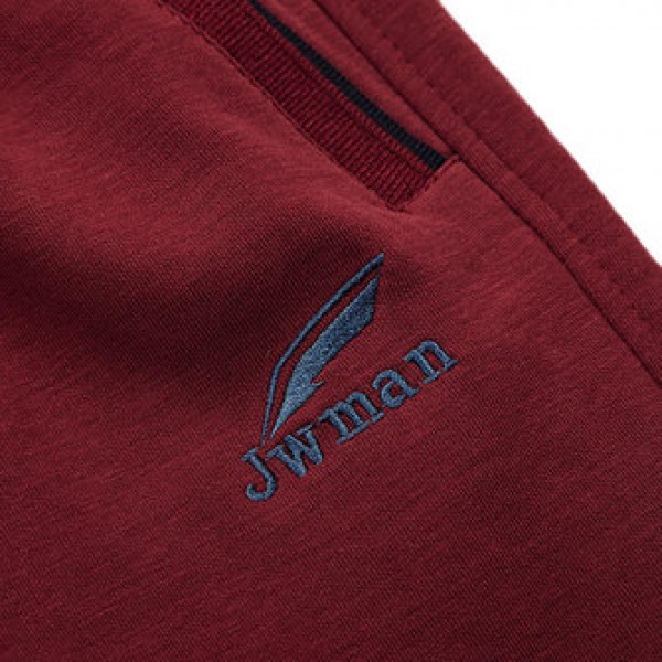 Extra Large Size Men Sports Casual Running Slacks Cotton Drawstring Waist Zipper Pocket Pants