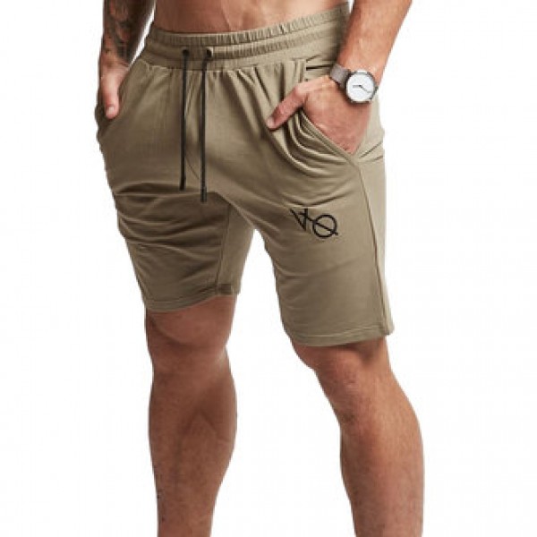 Men Casual Elastic Waist Drawstring Sports Shorts Summer Running Fitness Training Shorts Pants
