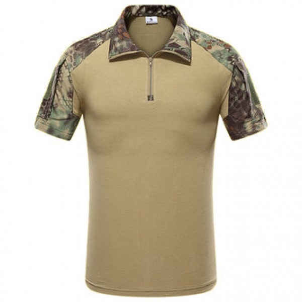 Outdoor Bionic Multicolor Camouflage Tactics T-shi...