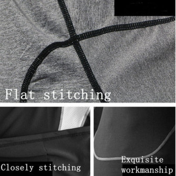 Pro Sports Fitness Suit Mens Breathable Thermal Quick Dry Tight Elastic Outdoor Running Training Suits