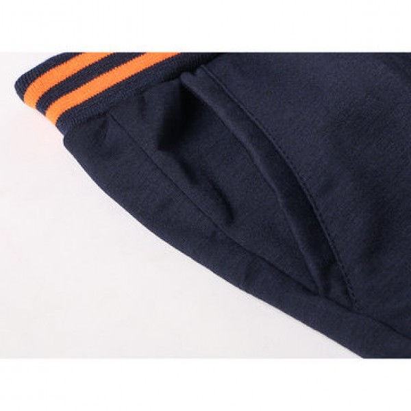 Men Elastic Waist Drawstring Loose Casual Pants Comfort Stripe Waistline Sports Trousers