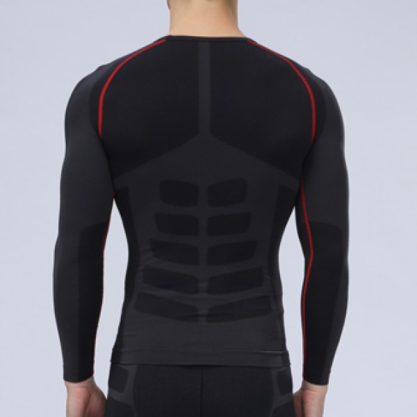 Long Sleeve Mens Professional Compression Tights Quick Dry Sports Breathable Bodybuilding Sportswear