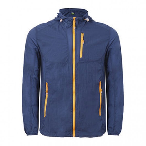 Unisex Light Weight Water Resistant Sun Protective Skin Coat Casual Sports Trench Coat