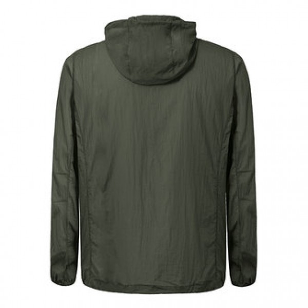 Unisex Light Weight Water Resistant Sun Protective Skin Coat Casual Sports Trench Coat