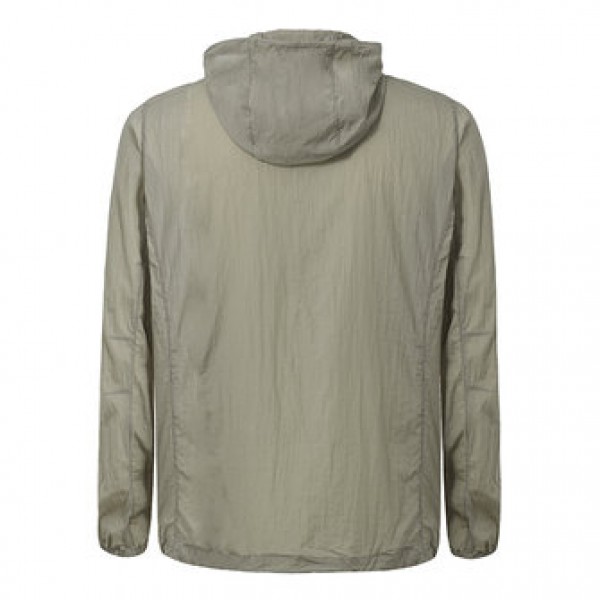 Unisex Light Weight Water Resistant Sun Protective Skin Coat Casual Sports Trench Coat