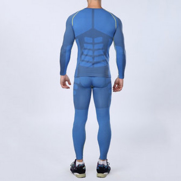 Men Cool Dry Elastic Compression Base Layer T-shirts Tops Tights Sports Training Base Tees