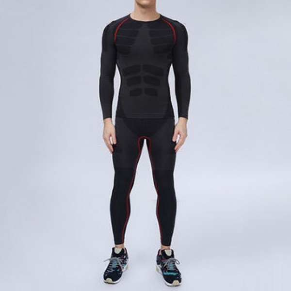 Men Cool Dry Elastic Compression Base Layer T-shirts Tops Tights Sports Training Base Tees