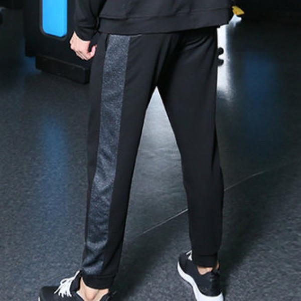 Men Casual Quick-drying Stretch Leggings Running Harem Pants Yoga Trousers
