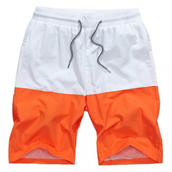 Big Size Quick Drying Water Repellent Beach Shorts Summer Men Drawstring Hitcolort Shorts