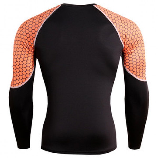 JACK CORDEE Men Sports Tights PRO Splice Color Long Sleeved T-shirt Casual Running Training Tops