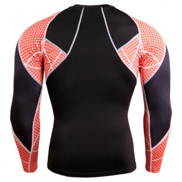 JACK CORDEE Men Sports Tights PRO Splice Color Long Sleeved T-shirt Casual Running Training Tops