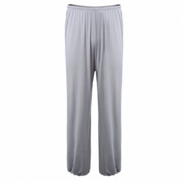 Loose Elastic Waist Yoga Morning Practice Sports Pants Light Weight Men Women Casual Bloomers