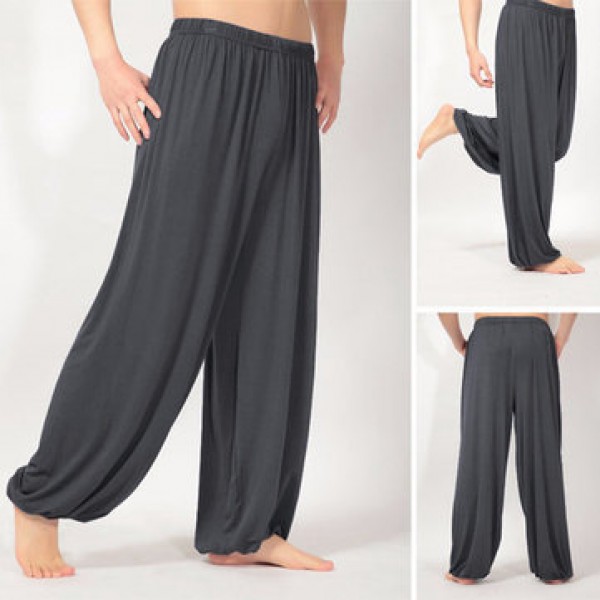 Loose Elastic Waist Yoga Morning Practice Sports P...