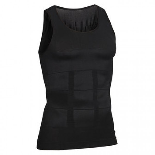 Abdomen Tight Body Sculpting Vest Men PRO Fitness Stretch Tights 3D Tops Tees