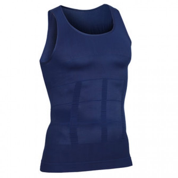 Abdomen Tight Body Sculpting Vest Men PRO Fitness Stretch Tights 3D Tops Tees