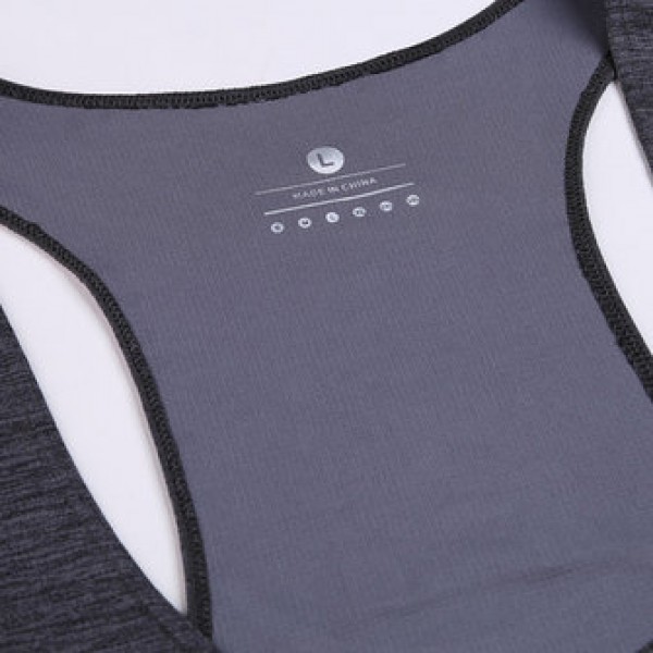 Sports Fitness Running Training Vest Speed Dry Sweat Absorption Vest Letter Printing Tees