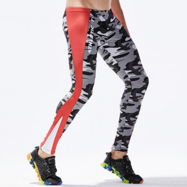 Men Camouflage Breathable Shapwear Pants Home Sport Sleepwear Yoga Swimming Trousers