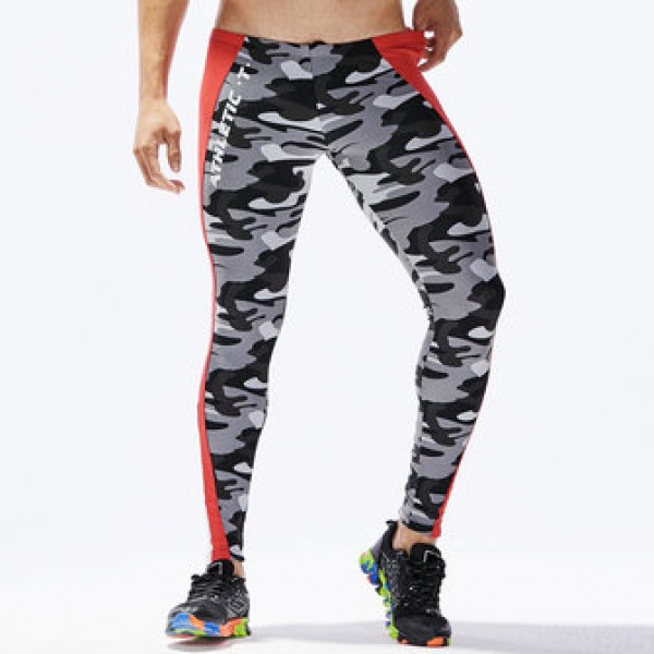 Men Camouflage Breathable Shapwear Pants Home Sport Sleepwear Yoga Swimming Trousers