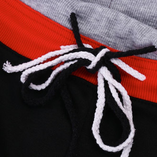 Men Casual Comfortable Sports Pants Pure Color Fashion Sweatpants Joggers Trousers