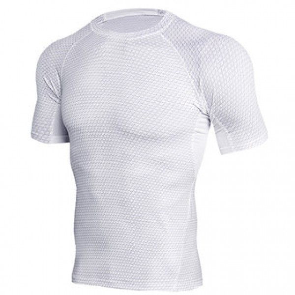 JACK CORDEE Men Sports Running Fast Dry T-shirts Elastic Tight Fitting Training Breathable Tops