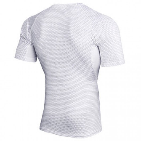 JACK CORDEE Men Sports Running Fast Dry T-shirts Elastic Tight Fitting Training Breathable Tops