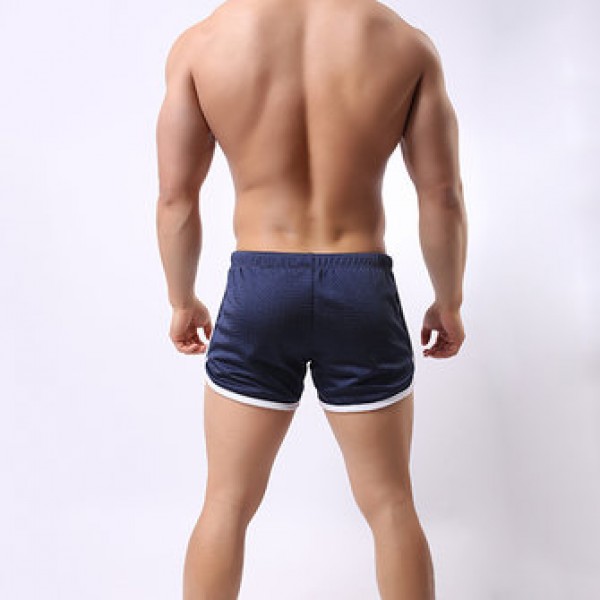Athletic Running Shorts for Men Double Mesh Quick Qry Fit Breathable Bermuda Boxer Shorts