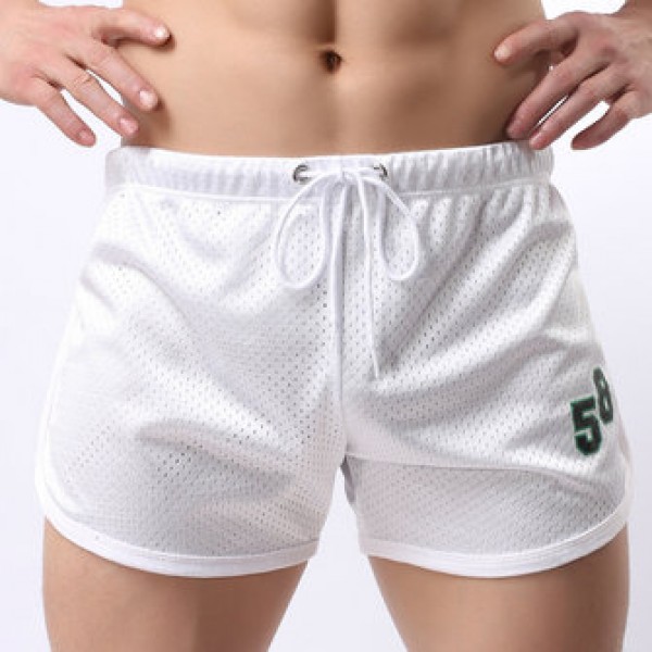 Athletic Running Shorts for Men Double Mesh Quick Qry Fit Breathable Bermuda Boxer Shorts