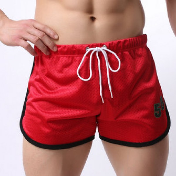 Athletic Running Shorts for Men Double Mesh Quick Qry Fit Breathable Bermuda Boxer Shorts