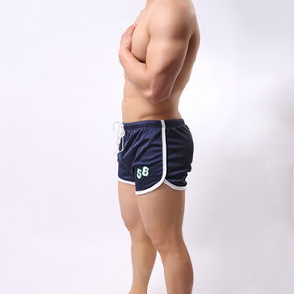 Athletic Running Shorts for Men Double Mesh Quick Qry Fit Breathable Bermuda Boxer Shorts