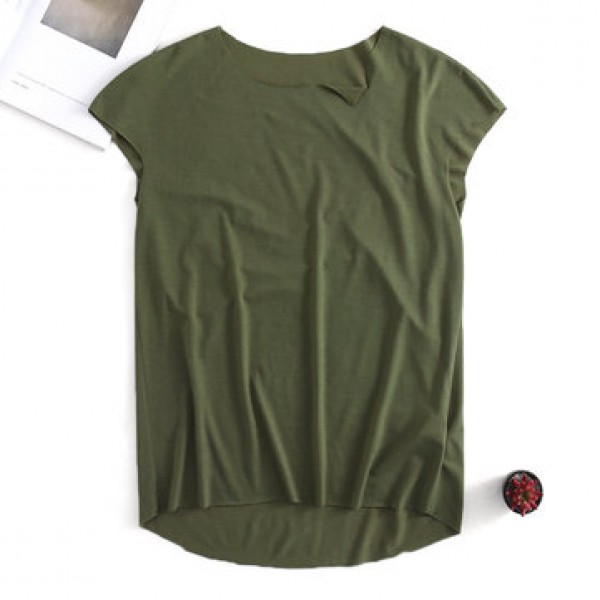 Men Cropped Neck Muscle Fit Gym Tops