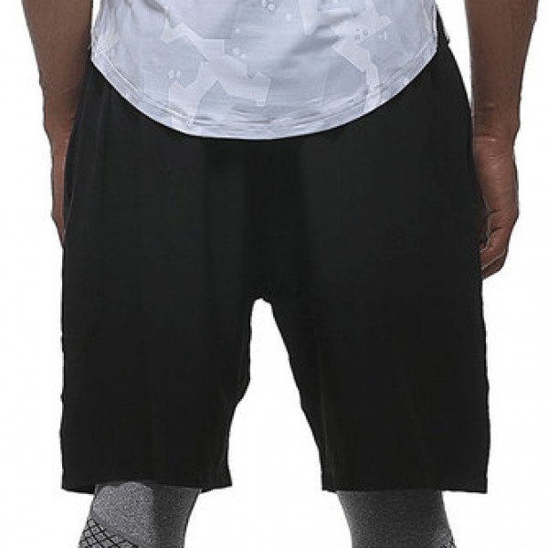 Men Casual Sports Shorts Black Speed Dry Loose Training Running Shorts