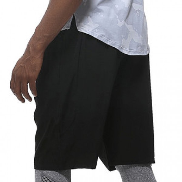 Men Casual Sports Shorts Black Speed Dry Loose Training Running Shorts
