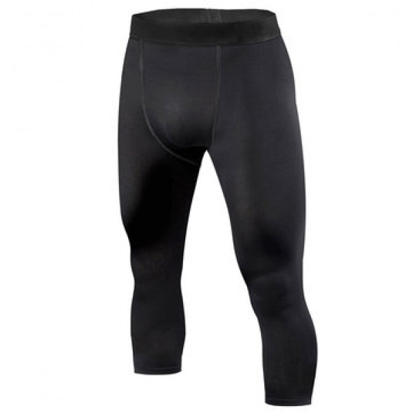 INCERUN Men Sport Compression Running Mid-rise Calf-Length Trousers Tight Pants