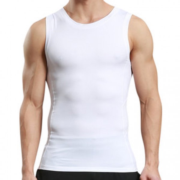 Tight Men Tight Sport Quick Drying Vest Casual Running Fitness Body Building Elastic Vest