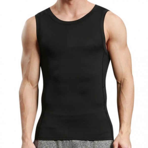 Tight Men Tight Sport Quick Drying Vest Casual Running Fitness Body Building Elastic Vest