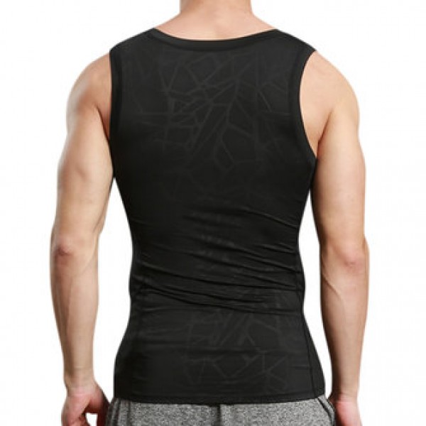 Tight Men Tight Sport Quick Drying Vest Casual Running Fitness Body Building Elastic Vest