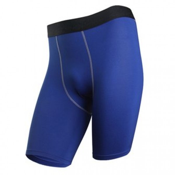 Mens Sports Tight Shorts Fitness Training Slim Breeches