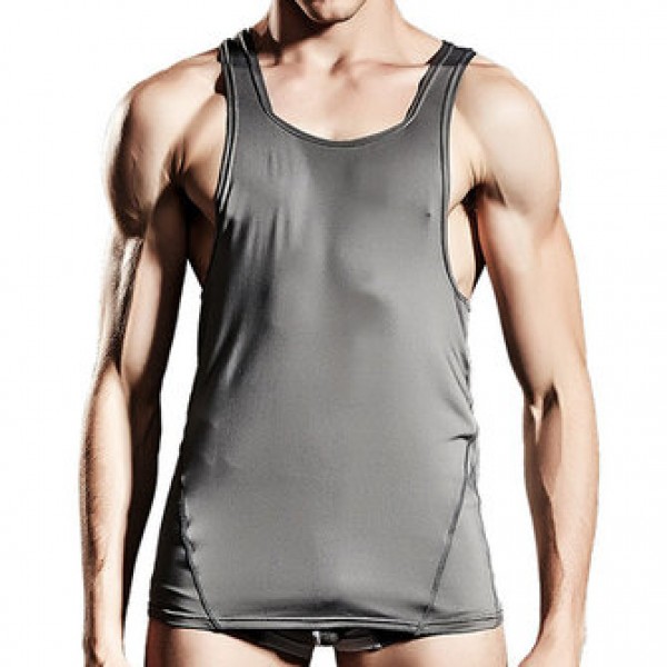 SUPERBODY Summer Loose Comfortable Quick Drying Vest Men Casual Sport Fitness Sleeveless Vests